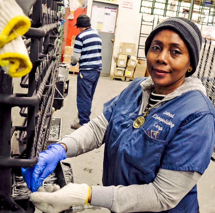 factory building of CONTROL ELECTROPOLISHING CORPORATION 109 Walworth Street Brooklyn, NY Williamsburg. Photo by Stefano Giovannini