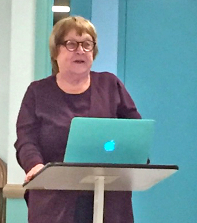 Jan Peterson at CB1’s January meeting