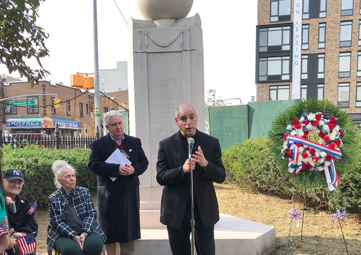 Armistice Day 2019 001 Fr. Tom MR Guido Tish